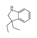 3,3-diethyl-1,2-dihydroindole Structure