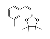 3-甲基-beta-苯乙烯基硼酸嚬哪醇酯结构式