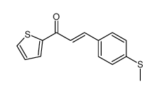 3-[4-(甲基硫代)苯基]-1-(2-噻吩)-2-丙烯-1-酮结构式