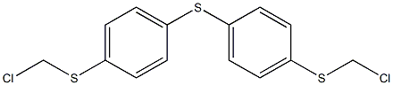 双(4-(氯甲基硫基)苯基)硫烷结构式