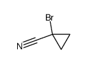 1-溴环丙烷-1-甲腈结构式