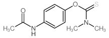 N-[4-(dimethylthiocarbamoyloxy)phenyl]acetamide Structure