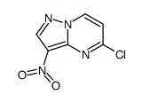5-氯-3-硝基吡唑[1,5-a]嘧啶结构式