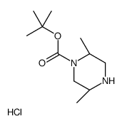 (2S,5R)-1-Boc-2,5-dimethylpiperazine hydrochloride Structure