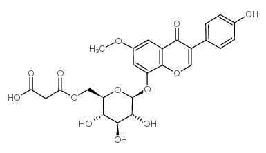 甘氨酸6''-O-丙二酸酯结构式
