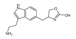 4-[[3-(2-aminoethyl)-1H-indol-5-yl]methyl]-1,3-oxazolidin-2-one Structure