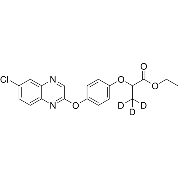 Quizalofop-ethyl-d3 Structure