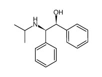 (1S,2r)-2-(异丙基氨基)-1,2-二苯乙醇结构式