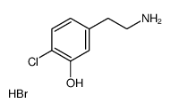 5-(2-aminoethyl)-2-chlorophenol,hydrobromide Structure
