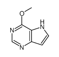 4-甲氧基-5H-吡咯并[3,2-D]嘧啶结构式
