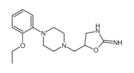 5-[[4-(2-ethoxyphenyl)piperazin-1-yl]methyl]-4,5-dihydro-1,3-oxazol-2-amine Structure