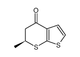 (6S)-5,6-二氢-6-甲基-4H-噻吩并[2,3-b]噻喃-4-酮结构式