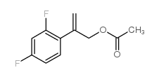 1,2-(2,4-二氟苯基)-2-丙烯醇乙酯结构式