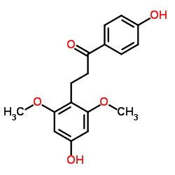 4,4'-二羟基-2,6-二甲氧基二氢查耳酮结构式