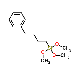 Trimethoxy(4-phenylbutyl)silane Structure