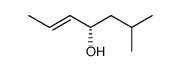 (S,E)-6-Methyl-3-hepten-4-ol结构式