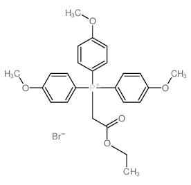 Phosphonium,(2-ethoxy-2-oxoethyl)tris(4-methoxyphenyl)-, bromide (1:1)结构式