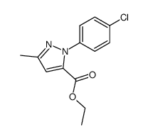 2-(4-chloro-phenyl)-5-methyl-2H-pyrazole-3-carboxylic acid ethyl ester结构式