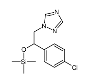 [1-(4-chlorophenyl)-2-(1,2,4-triazol-1-yl)ethoxy]-trimethylsilane Structure