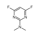 2-Pyrimidinamine,4,6-difluoro-N,N-dimethyl-(9CI)结构式