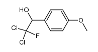 2,2-dichloro-2-fluoro-1-(4-methoxyphenyl)ethanol Structure