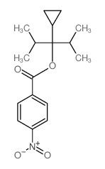 Cyclopropanemethanol, a,a-bis(1-methylethyl)-, 1-(4-nitrobenzoate)结构式