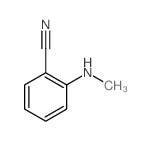 2-(甲基氨基)苯甲腈结构式