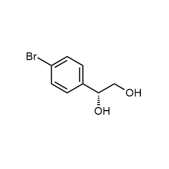 (R)-1-(4-Bromophenyl)ethane-1,2-diol Structure