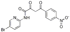 N-(5-bromo-pyridin-2-yl)-4-(4-nitro-phenyl)-2,4-dioxo-butyramide Structure