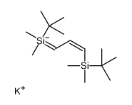 potassium,tert-butyl-[3-[tert-butyl(dimethyl)silyl]prop-1-enyl]-dimethylsilane Structure