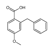 2-benzyl-4-methoxybenzoic acid Structure