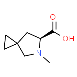 (S)-5-methyl-5-azaspiro[2.4]heptane-6-carboxylic acid Structure