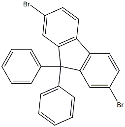 2,7-Dibromo-9,9-diphenylfluorene Structure