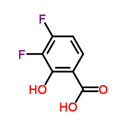 3,4-二氟水杨酸结构式