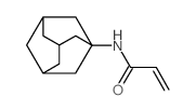 N-(1-金刚烷基)丙烯酰胺结构式