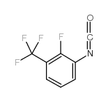 异氰酸2-氟-3-(三氟甲基)苯酯结构式