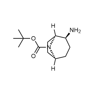 (1S,2S,5S)-2-氨基-8-氮杂双环[3.2.1]辛烷-8-羧酸叔丁酯结构式