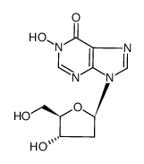 N1-hydroxy-2'-deoxyinosine结构式