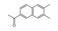 1-(6,7-dimethylnaphthalen-2-yl)ethanone结构式