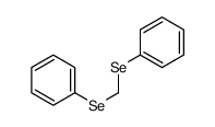 phenylselanylmethylselanylbenzene结构式