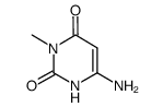 6-氨基-3-甲基尿嘧啶结构式