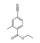 4-氰基-2-甲基苯甲酸乙酯结构式