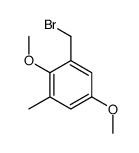 1-(bromomethyl)-2,5-dimethoxy-3-methylbenzene结构式
