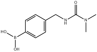 4-(二甲氨基甲酰氨基甲基)苯基硼酸结构式