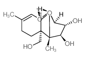 Trichothec-9-ene-3,4,15-triol,12,13-epoxy-, (3a,4b)- Structure
