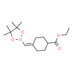 4-(((4,4,5,5-四甲基-1,3,2-二氧杂硼烷-2-基)亚甲基)环己烷-1-甲酸乙酯图片
