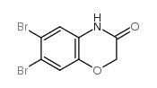 6,7-二溴-(2H)-1,4-苯并噁嗪-3(4h)-酮结构式