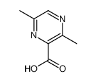 3,6-二甲基吡嗪-2-羧酸结构式