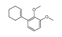 1-cyclohex-1-enyl-2,3-dimethoxy-benzene结构式