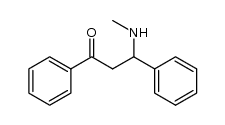 1,3-diphenyl-3-methylamino-1-propanone Structure